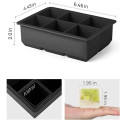 Silicone 6 - Cavity Ice Cube Tray