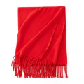 Faux Cashmere Chunky Knit Scarf for Women Winter Warm