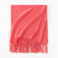 Faux Cashmere Chunky Knit Scarf for Women Winter Warm