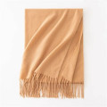 Faux Cashmere Chunky Knit Scarf for Women Winter Warm