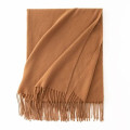 Faux Cashmere Chunky Knit Scarf for Women Winter Warm