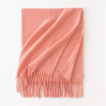 Faux Cashmere Chunky Knit Scarf for Women Winter Warm