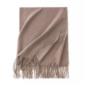 Faux Cashmere Chunky Knit Scarf for Women Winter Warm