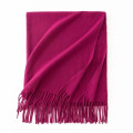 Faux Cashmere Chunky Knit Scarf for Women Winter Warm