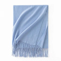Faux Cashmere Chunky Knit Scarf for Women Winter Warm