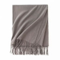 Faux Cashmere Chunky Knit Scarf for Women Winter Warm