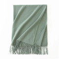 Faux Cashmere Chunky Knit Scarf for Women Winter Warm
