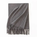 Faux Cashmere Chunky Knit Scarf for Women Winter Warm