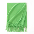 Faux Cashmere Chunky Knit Scarf for Women Winter Warm