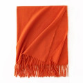 Faux Cashmere Chunky Knit Scarf for Women Winter Warm