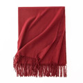 Faux Cashmere Chunky Knit Scarf for Women Winter Warm