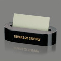 Oval Business Card Holder - Black Marble