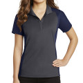 Sport-Tek® Ladies' Colorblock Micropiqué Sport-Wick® Polo