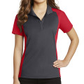 Sport-Tek® Ladies' Colorblock Micropiqué Sport-Wick® Polo