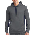 Sport-Tek® Sport-Wick® Fleece Colorblock Hooded Pullover