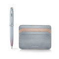 SHEAFFER® Gradient Ballpoint Pen w/ Leather Card Holder