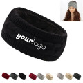 Cable Knit Fleece Lined Winter Ear Warmer Headband