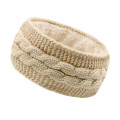 Cable Knit Fleece Lined Winter Ear Warmer Headband