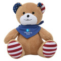 6" Patriotic Bear