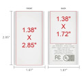 UL 2000mAh Compact Dual Port Power Bank