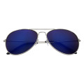 Color Mirrored Aviator Sunglasses