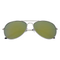 Color Mirrored Aviator Sunglasses