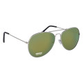 Color Mirrored Aviator Sunglasses