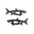 GearCard 15-in-1 Shark-Shaped Multi-Tool Steel Wallet Card