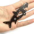 GearCard 15-in-1 Shark-Shaped Multi-Tool Steel Wallet Card