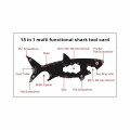 GearCard 15-in-1 Shark-Shaped Multi-Tool Steel Wallet Card