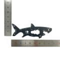 GearCard 15-in-1 Shark-Shaped Multi-Tool Steel Wallet Card