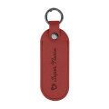 Bates Leatherette Key Tag With Carabiner