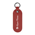 Bates Leatherette Key Tag With Carabiner