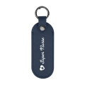 Bates Leatherette Key Tag With Carabiner
