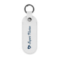 Bates Leatherette Key Tag With Carabiner