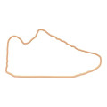 Sneaker Shaped Logo Sugar Cookie