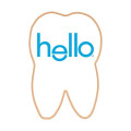 4" Tooth Shaped Logo Sugar Cookie