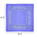 MOQ 100 PCS Custom Cotton Bandana Head Scarf