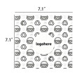 MOQ 500 Custom Printed Grease Resistant Burger Wrap Paper