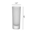 Pack of 6 Frosted Shot Glass
