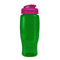 Garyline® Poly+ Recycled Bottle with Flip-Top Lid - 27 oz.
