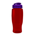 Garyline® Poly+ Recycled Bottle with Flip-Top Lid - 27 oz.