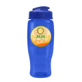 Garyline® Poly+ Recycled Bottle with Flip-Top Lid - 27 oz.