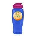 Garyline® Poly+ Recycled Bottle with Flip-Top Lid - 27 oz.