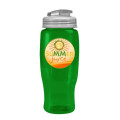Garyline® Poly+ Recycled Bottle with Flip-Top Lid - 27 oz.