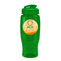 Garyline® Poly+ Recycled Bottle with Flip-Top Lid - 27 oz.