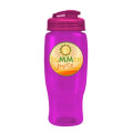 Garyline® Poly+ Recycled Bottle with Flip-Top Lid - 27 oz.