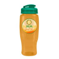 Garyline® Poly+ Recycled Bottle with Flip-Top Lid - 27 oz.