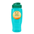 Garyline® Poly+ Recycled Bottle with Flip-Top Lid - 27 oz.
