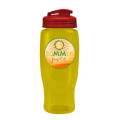 Garyline® Poly+ Recycled Bottle with Flip-Top Lid - 27 oz.